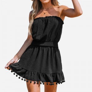 Gúna clúdach tassel cúltaca trá ar ais