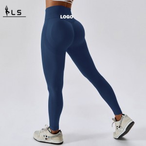 SC10126 LABEL CUSTAIM CUSTAIMÉIR YOGA PANTS PANTS LIGNTINGS LIGNTES SPANDEX SPANDEX do Mhná 2023